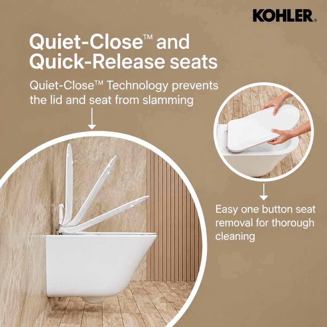 Kohler Ko - Vive, wall hung closet (view 8)
